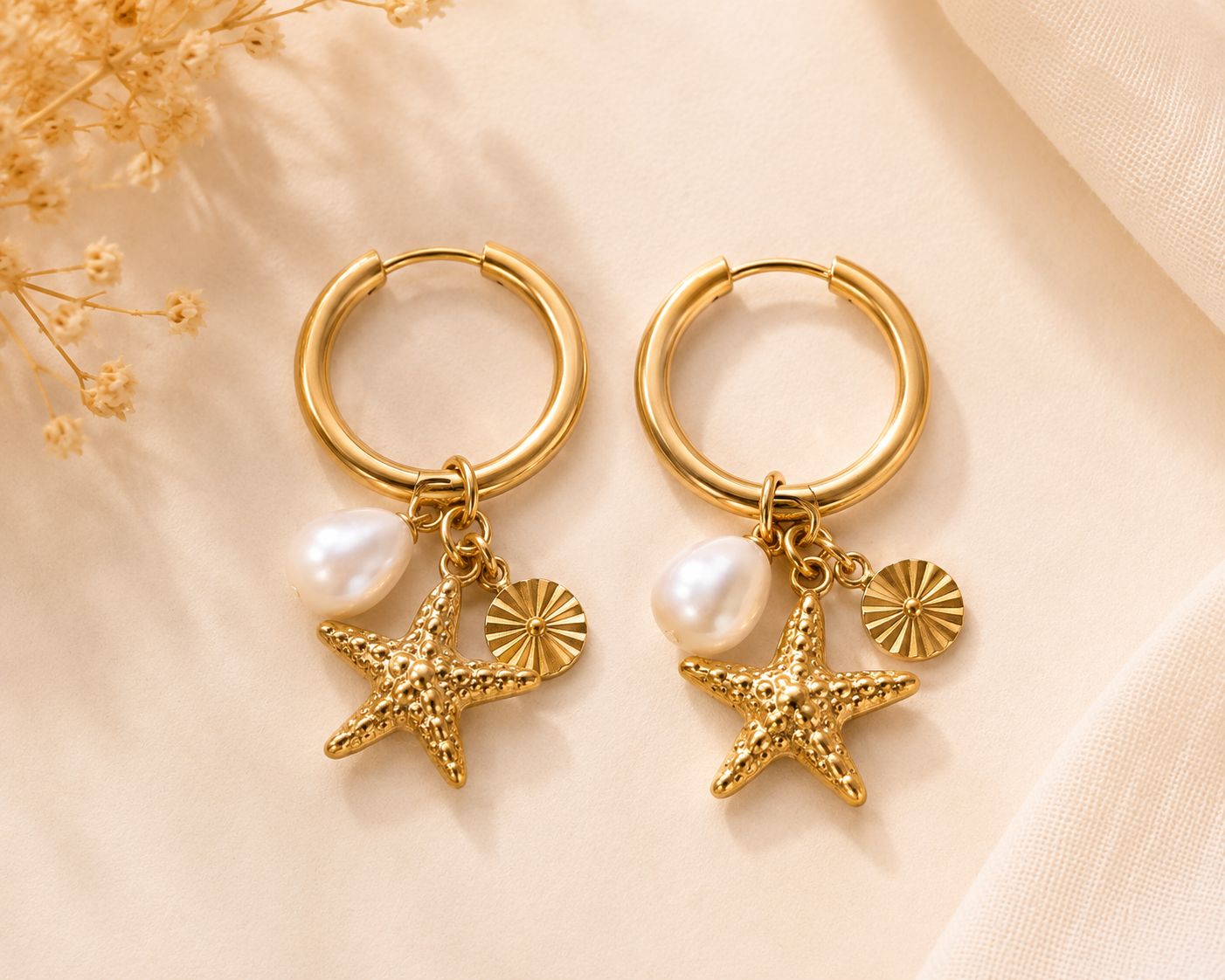 Boucles d'oreilles Calypso
