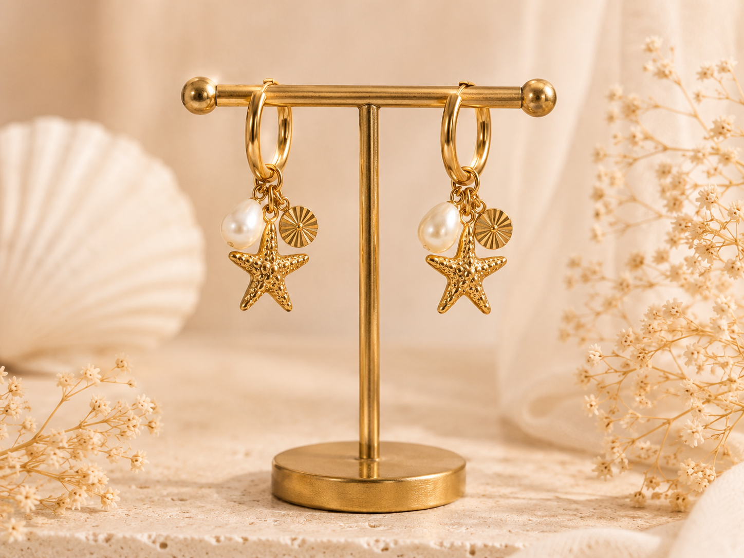 Boucles d'oreilles Calypso